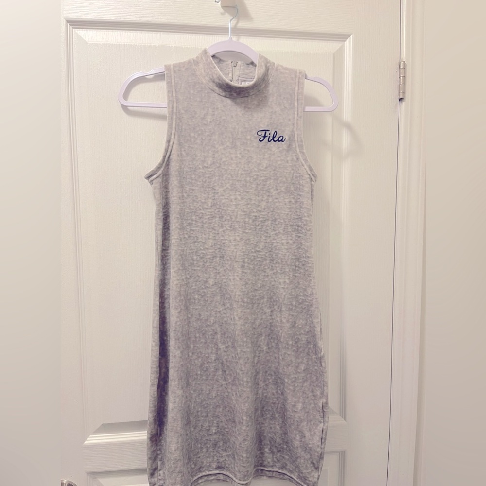 FILA Velour Midi Dress